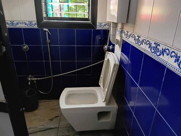 Bathroom in 1 BHK Apartment at Ayodhya CHS Ghansoli, Ghansoli – for Rent