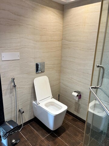 Bathroom in 2 BHK Apartment at Lokhandwala Residency, Worli – for Rent