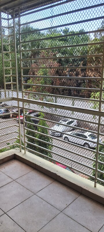 Balcony in 2 BHK Apartment at Seasons Lakeview CHS, Kopar Khairane – for Rent
