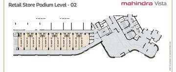 Floor Plan in  Shop at Mahindra Vista, Kandivali East – for Sale