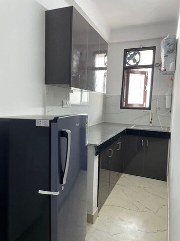 Kitchen in 1 BHK Builder Floor at Freedom Fighters Enclave – for Rent