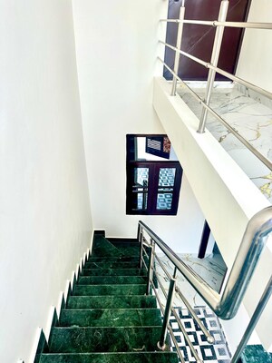 Staircase in 2 BHK Independent House at Chinhat – for Sale