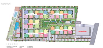 Master Plan in 2 BHK Apartment at Hallmark Skyrena, Narsingi – for Sale