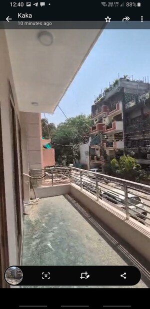 Balcony in 3 BHK Builder Floor at East Of Kailash – for Sale