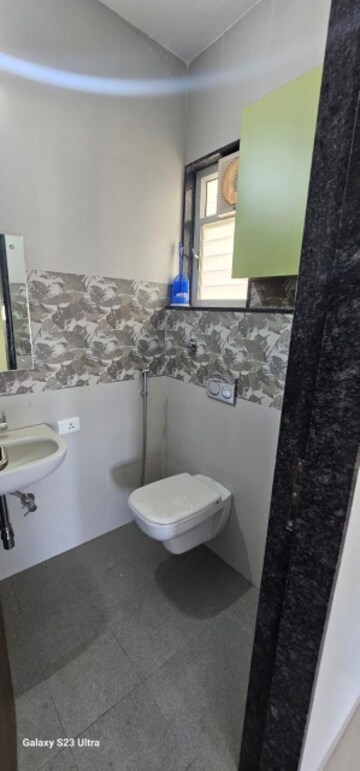 Bathroom in 2 BHK Apartment at Sunit CHS, Model Colony – for Rent