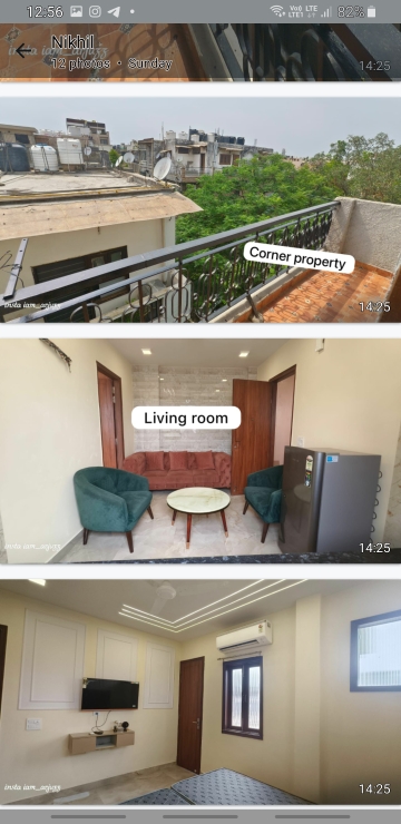 1 BHK Independent House For Rent in Noble Property 