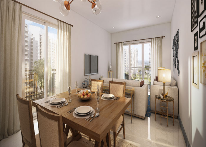 3.5 BHK + Servant Room 2062 Sq.Ft. Apartment in Godrej Nurture