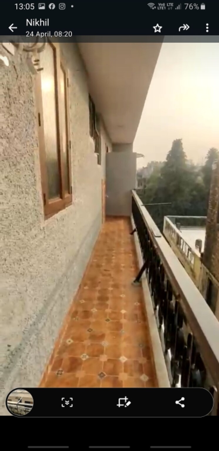 Balcony, lajpat nagar 1 Bedroom 450 Sq.Ft. Independent House In Lajpat Nagar Delhi 8631137