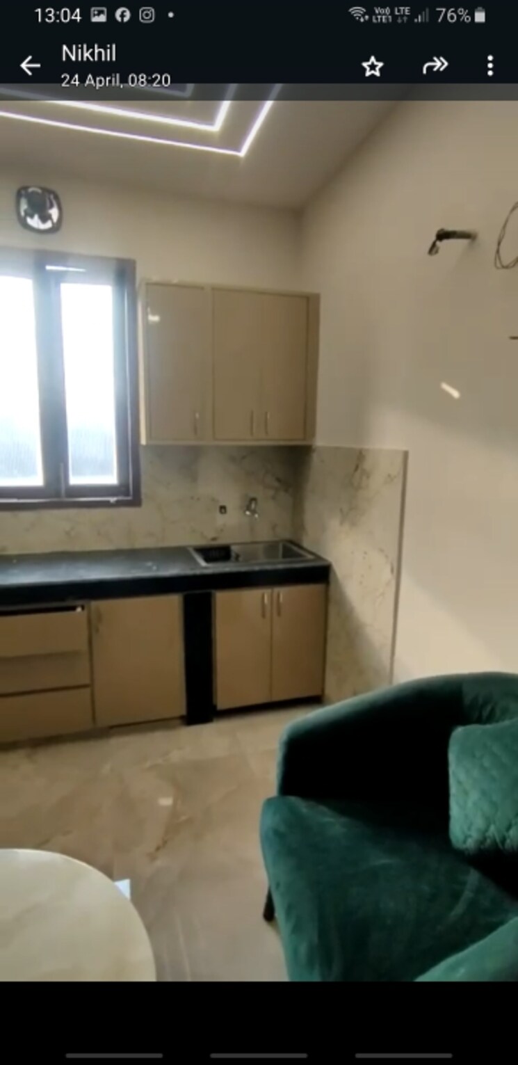 Kitchen, lajpat nagar 1 Bedroom 450 Sq.Ft. Independent House In Lajpat Nagar Delhi 8631137