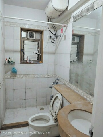 Bathroom in 2 BHK Apartment at K Raheja Raheja Residency, Malad East – for Rent