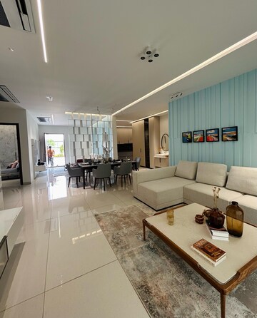 Living Room in 4 BHK Apartment at Financial District – for Sale