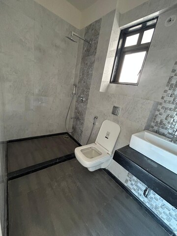 Bathroom in 3 BHK Apartment at Rajesh Raj Infinia, Malad West – for Rent