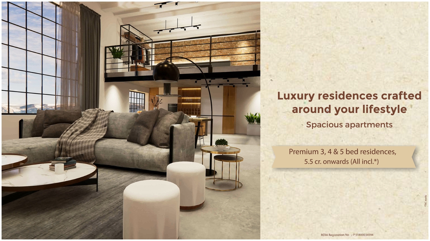 3 BHK + Pooja Room Apartment For Rent in Runwal Elegante