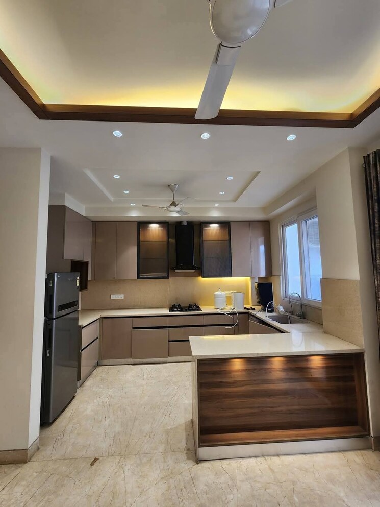 Kitchen, bu-sfs-flats 3 Bedroom 900 Sq.Ft. Builder Floor In Pitampura Delhi 8631450