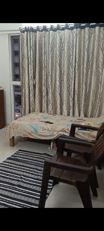 Living Room in 1 BHK Apartment at Lodha Amara, Kolshet Road – for Rent