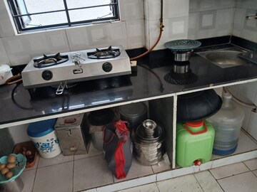 Kitchen in 1 BHK Apartment at Satellite – for Rent