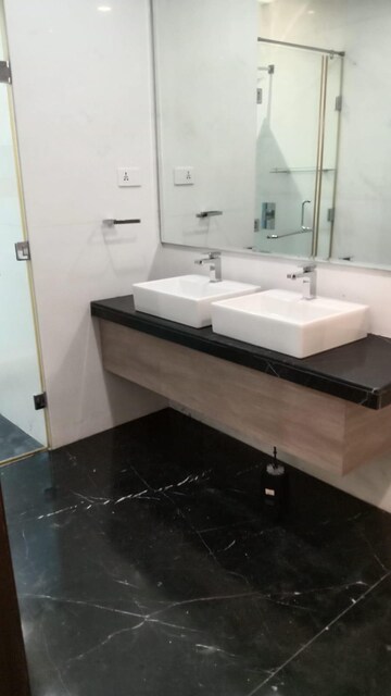 Bathroom in 3 BHK Apartment at Avighna One Avighna Park, Lower Parel – for Rent