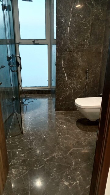 Bathroom in 3 BHK Apartment at Avighna One Avighna Park, Lower Parel – for Rent