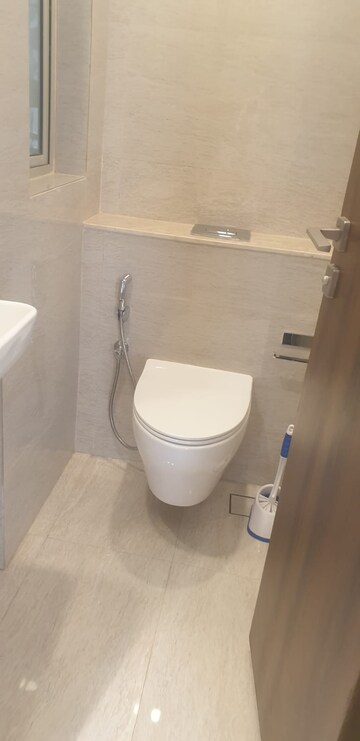Bathroom in 1 BHK Apartment at Hiranandani Regent Hill, Powai – for Rent