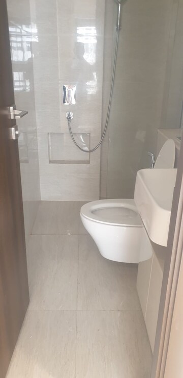Bathroom in 1 BHK Apartment at Hiranandani Regent Hill, Powai – for Rent