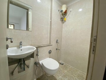Bathroom in 1 BHK Apartment at Sheth Vasant Oasis, Andheri East – for Rent