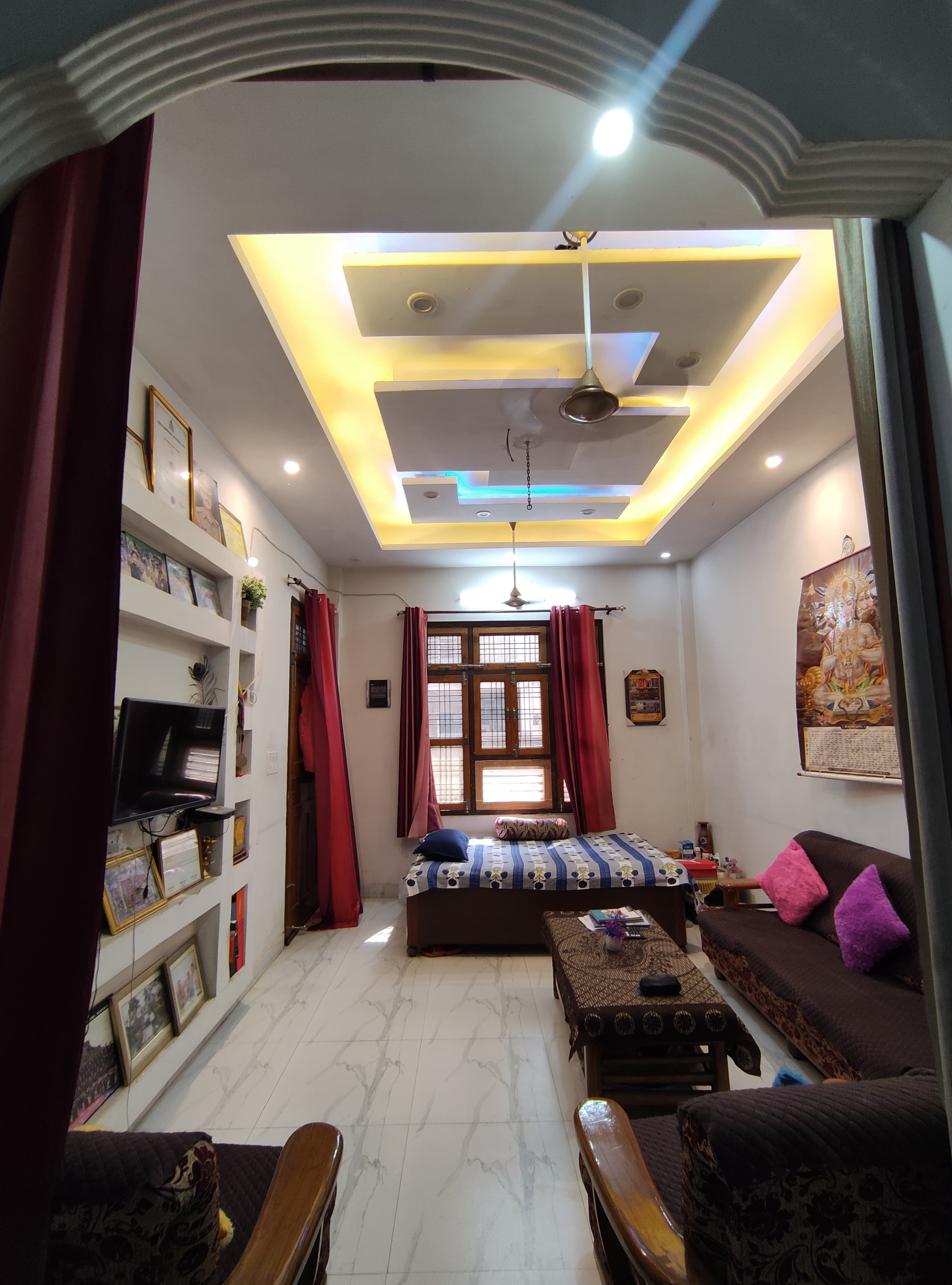 2 BHK + Pooja Room Builder Floor For Rent in 2 Bhk Fully Furnished Hou