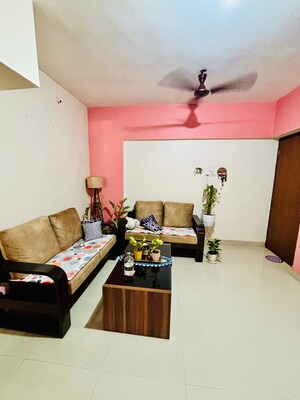 Living Room in 2 BHK Apartment at Terraform Everest Countryside Iris, Ghodbunder Road – for Sale