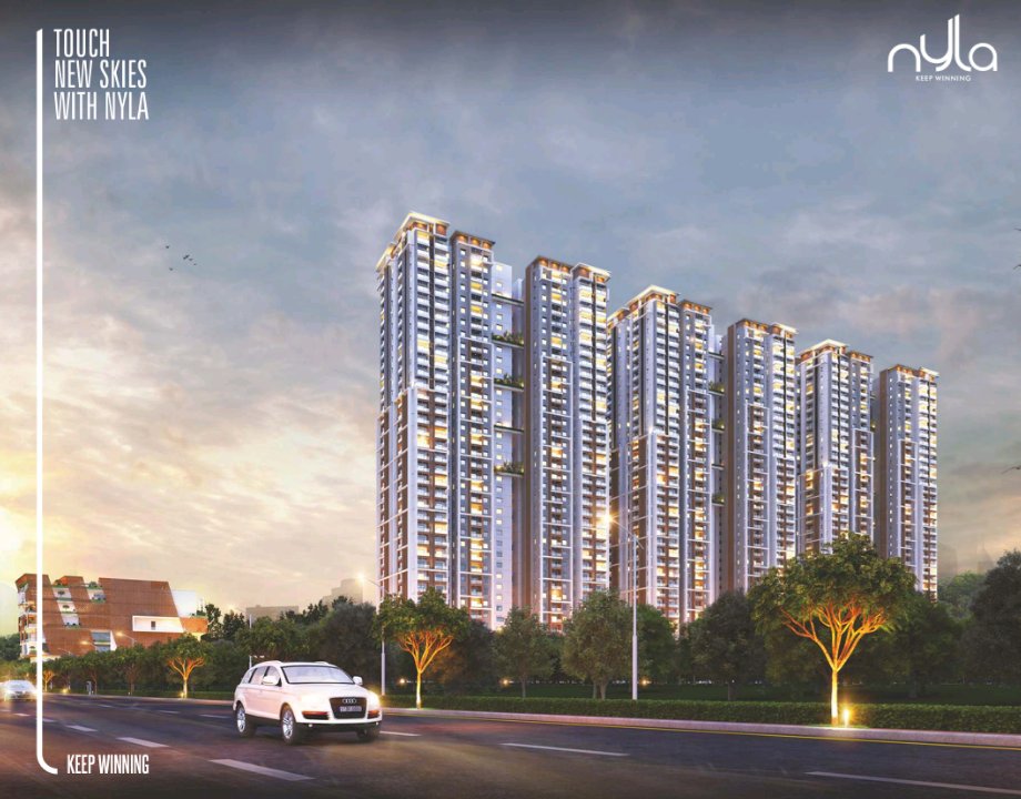 3 BHK + Pooja Room,Study Room 1710 Sq.Ft. Apartment in Team 4 Nyla