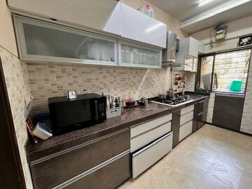 Kitchen in 3 BHK Apartment at Siddhachal Apartment 8, Vasant Vihar – for Rent