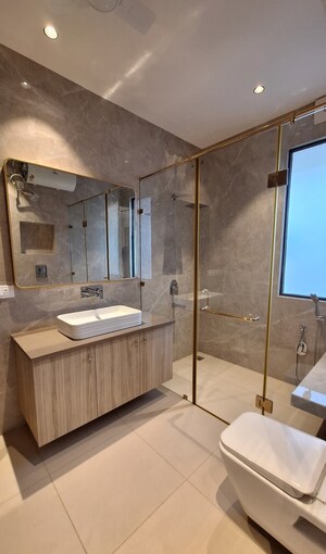 Attached Bathroom in 4 BHK Builder Floor at Sushant Lok ii – for Sale
