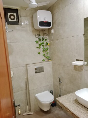 Bathroom in 3 BHK Builder Floor at Malviya Nagar – for Rent