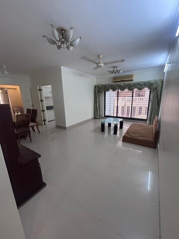 Living Room in 3 BHK Apartment at Lakshachandi Heights, Goregaon East – for Rent