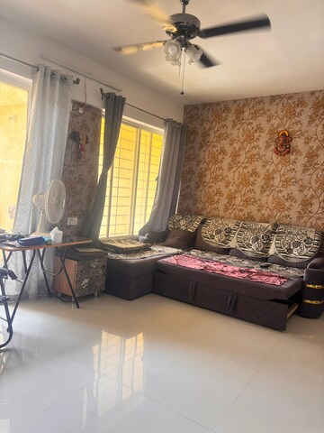 Living Room in 2 BHK Apartment at Ravinanda Trinity, Wagholi – for Sale