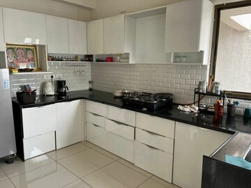 Kitchen in 2 BHK Builder Floor at Paranjape Blue Ridge, Hinjewadi – for Rent