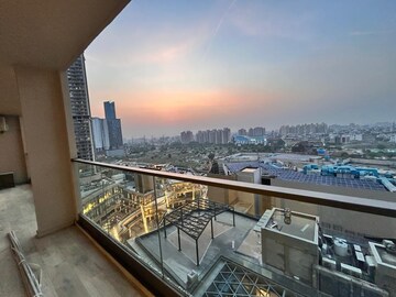 Balcony in 3.5 BHK Apartment at M3M Heights, Sector 65 – for Rent