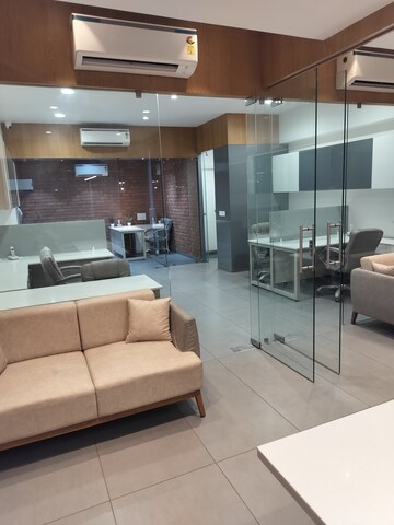 Living Room in  Office Space at Aaron Spectra, Bodakdev – for Rent