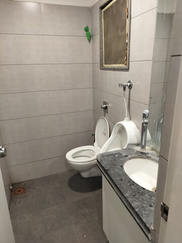 Bathroom in  Office Space at Aaron Spectra, Bodakdev – for Rent