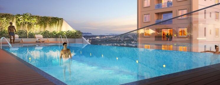 Swimming Pool, mana-vista 2 Bedroom 1135 Sq.Ft. Apartment In Gattahalli Bangalore 8632315