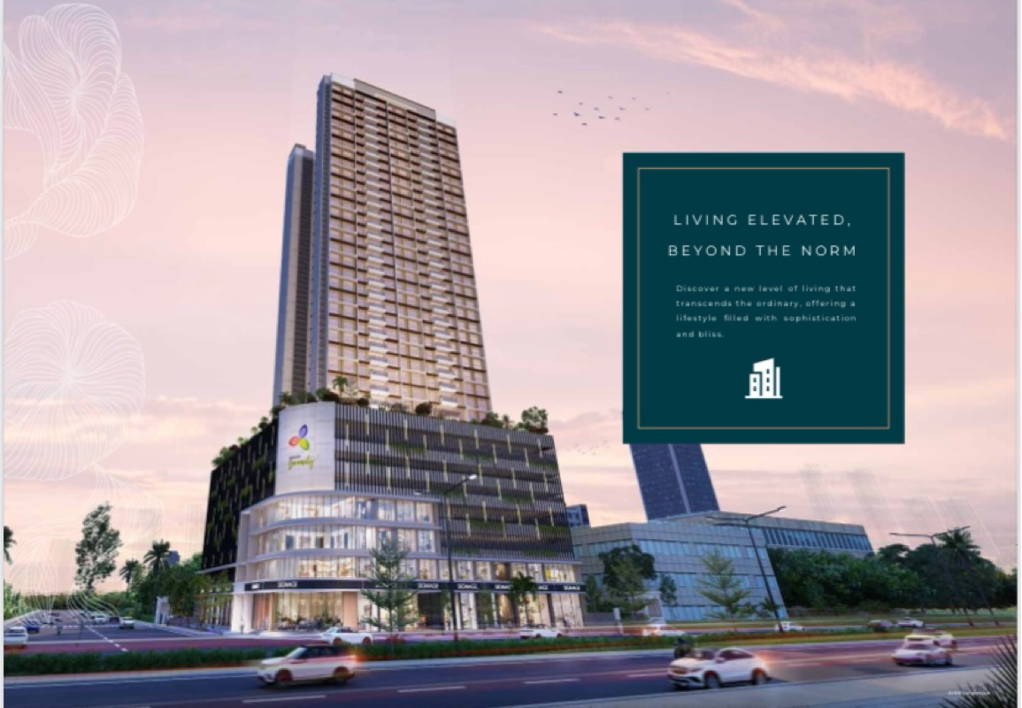 2 BHK + Pooja Room,Servant Room,Study Room,Extra Room 730 Sq.Ft. Apartment in Gajra Bhoomi Serenity