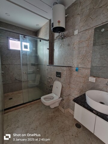 Bathroom in 4 BHK Builder Floor at Unitech South City II, Sector 50 – for Rent