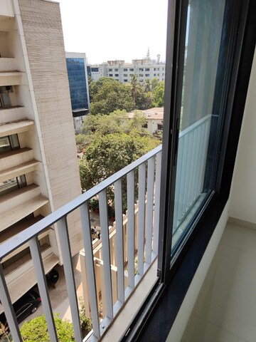 Balcony in 1 BHK Apartment at Devika Towers, Collectors Colony – for Rent