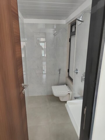 Bathroom in 1 BHK Apartment at Devika Towers, Collectors Colony – for Rent