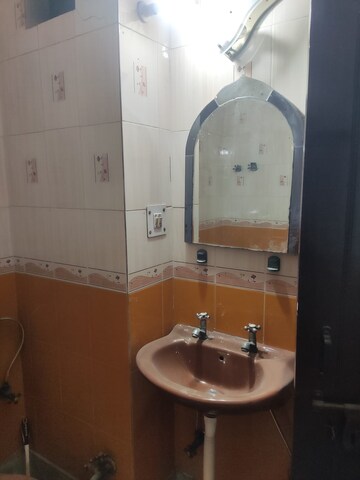 Bathroom in 2 BHK Builder Floor at Pitampura – for Rent