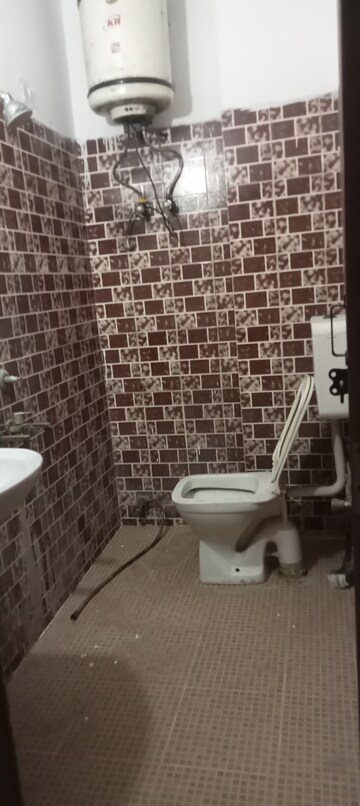 Bathroom in 1 BHK Builder Floor at Panchsheel Vihar – for Rent