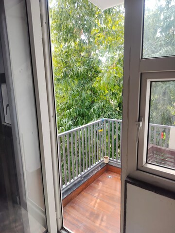 Balcony in 1 BHK Builder Floor at Saket – for Rent