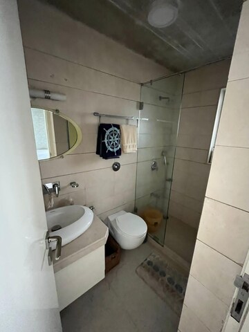 Bathroom in 4 BHK Apartment at Chaitanya Tower, Prabhadevi – for Rent