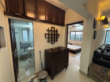 Living Room in 1 BHK Apartment at Bandra West – for Rent