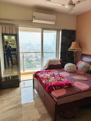 Bedroom in 3 BHK Apartment at K Raheja Interface Heights, Malad West – for Rent