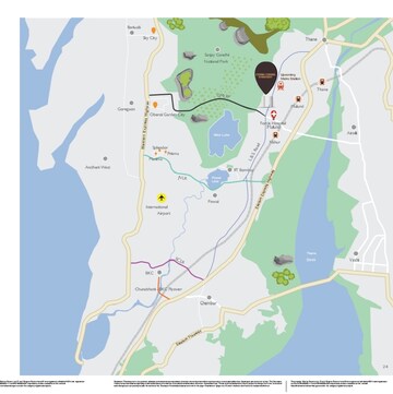 3 BHK Apartment – Map Location View at Oberoi Eternia, Mulund West - for Sale