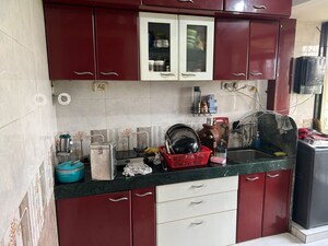 Kitchen in 1 BHK Apartment at Kripa Garden CHS, Sector 27 Kharghar – for Sale